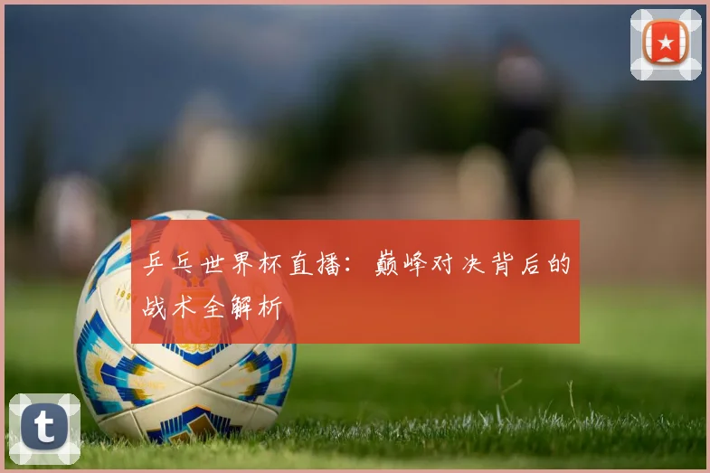 乒乓世界杯直播：巅峰对决背后的战术全解析